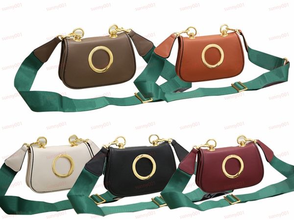 

luxury cross body bag classic flap wallet leather double layered purse designer evening bags multi color high end atmosphere