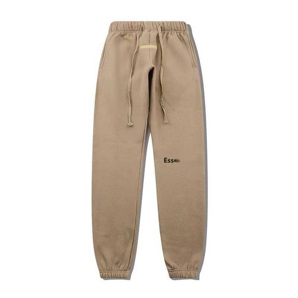 

men's pants designer essentail hoodie pullover off white ess pants&sweatshirts joggers tracksuits winter warm correct edition of god re, Black