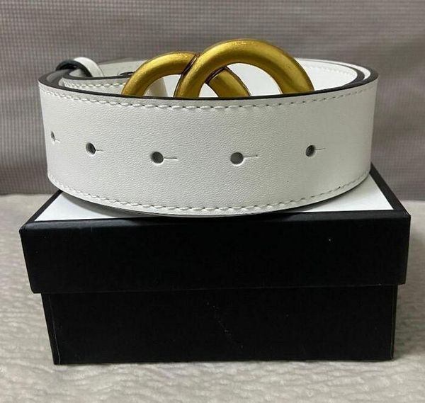 

fashion smooth buckle belt retro design thin waist belts for men womens width 3.8cm genuine cowhide 14 color optional high quality, Black;brown