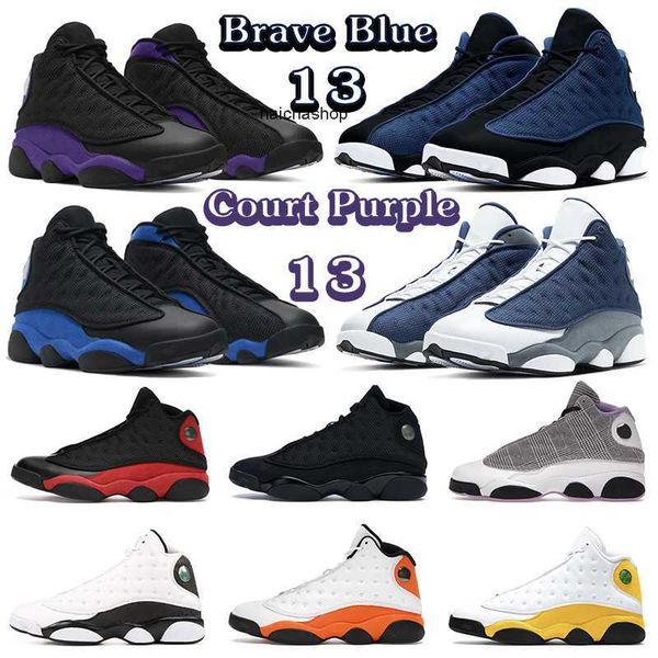 

2022 brave blue 13s men basketball shoes 13 jumpman court purple del sol red flint black cat singles day hyper royal mens trainers sports sn