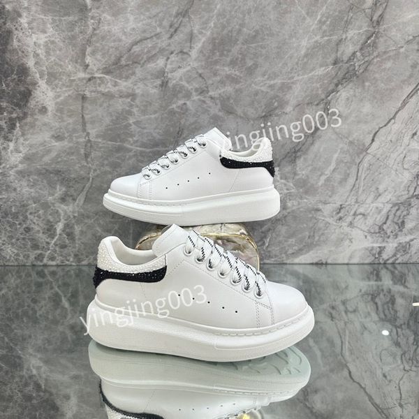 

luxury leather calfskin sneakers shoes high comfort outdoor trainers men's women casual xsd221116, Black