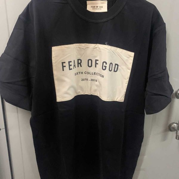 

fog t shirt mens essentialls designer tees ess women tshirts fg patch cotton short sleeve high loose round neck t-shirt fashion, White;black