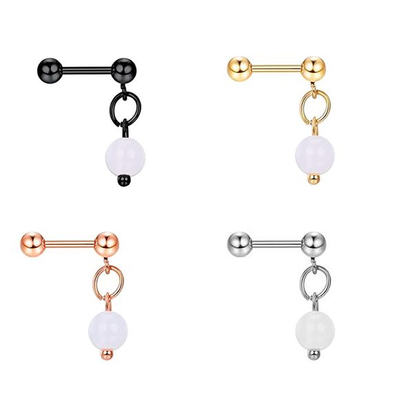 

16g earring studs ball stainless steel post back ball screw men women boy girl nose helix cartilage ear lobe small cute piercing, Silver