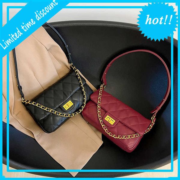 

fashion luxury designer bag chain single shoulder rhombus embroidered thread underarm fashionable method stick foreign style msenger live ev