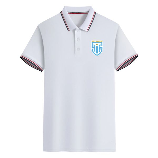 

san marino mens polos sports soccer polo shirts men short sleeve football training poloshirts summer fashion casual business asian size s-6, White;black