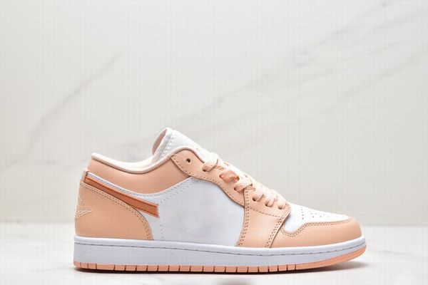 

with box sunset haze basketball shoes men women 1s low bright citrus white sneaker