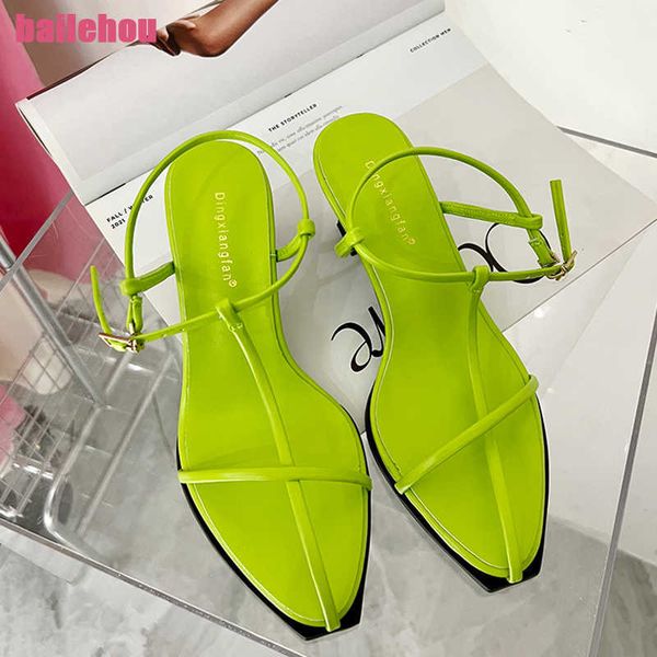 

dress shoes 2023 sandals party high heels ladies pumps casual spring summer new in green pointed toe fashion female women shoes for slides g, Black