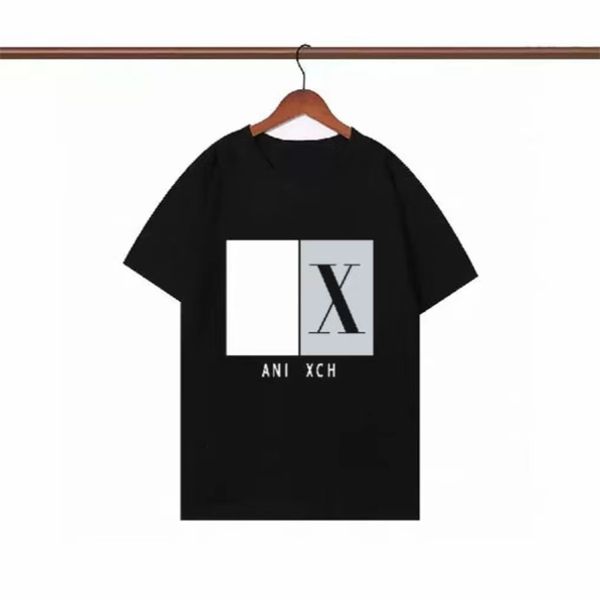 

designer men's t shirt 1977 short sleeve pure cotton breathable sweat absorption short sleeve high goods men's clothing fashion co, White;black