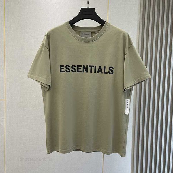 

god t shirts for men fog fear of double thread couple identical essentialls cotton men's and women's casual loose short sleeve t-s, White;black