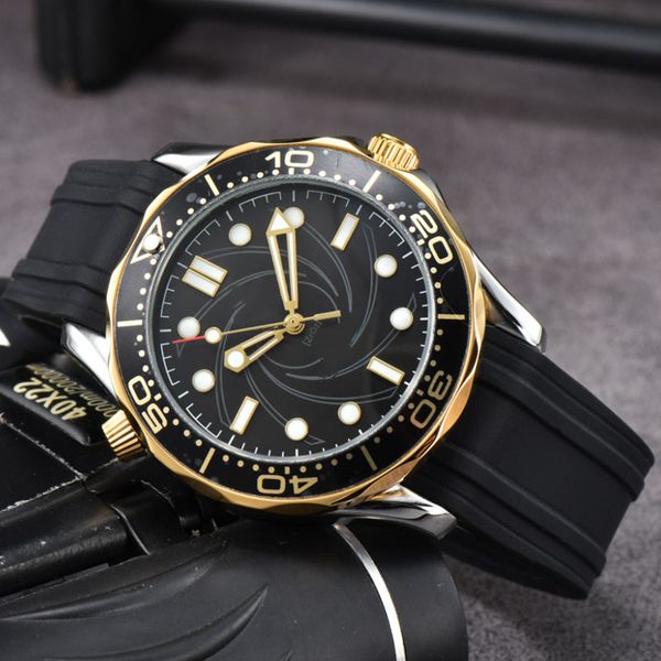

aaa 2023 men watch automatic hour hand mechanical movement stainless steel watch fashion multifunctional strap wristwatch, Slivery;brown