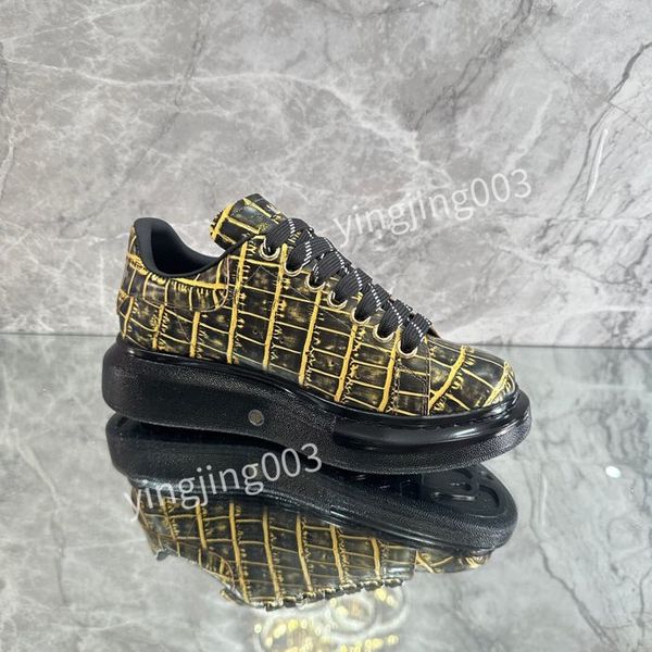 

2023 new designer casual shoes sneakers leather black plate-forme for men women trainers jogging
