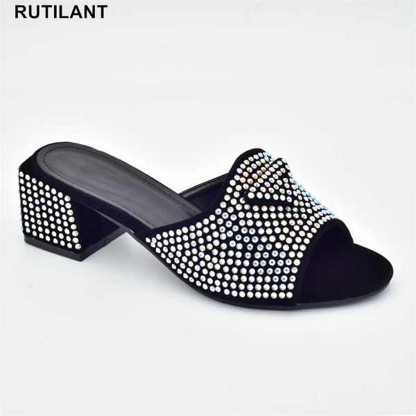 

dress shoes female low heels women wedding shoes with rhinestone comfortable women shoes for parties ladies dress party wedding shoes bride, Black