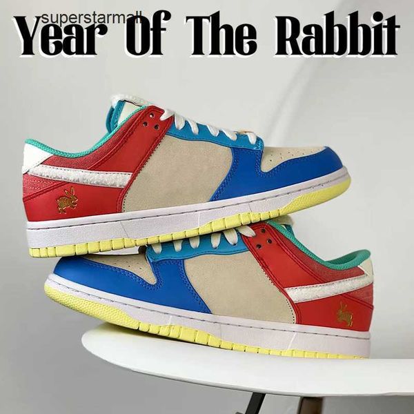 

nikes dunk new dunks low casual shoes year of the rabbit shoe 2023 men women retro low sb white rabbit light crimson sail stone blue orange, Black