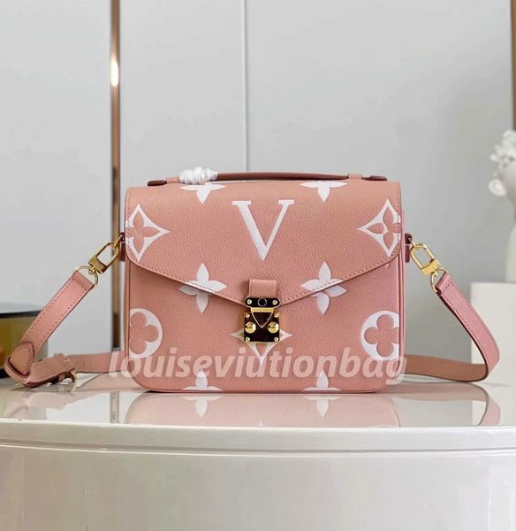 

pink women shoulder bags handbags designer tote crossbody bag luxury fashion purses pu leather high-quality large capacity shopping bag loui