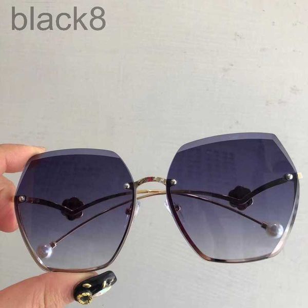 

sunglasses designer 2020 new pearl temperament trimmed glasses 11kh, White;black