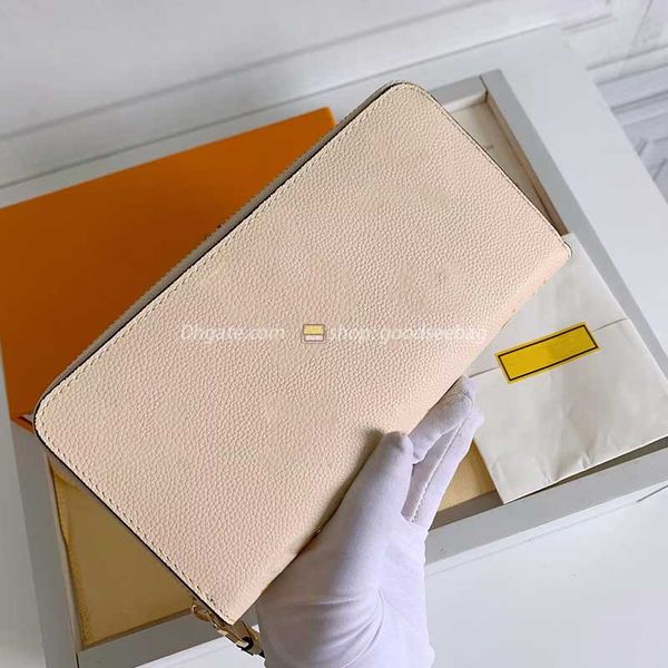 

women's long wallet small wallet card bag coin bag coin purse printed zipper simple leather tri-color
