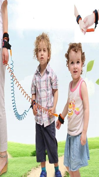 

anti lost band kid child safety harness anti lost strap wrist leash walking 15m outdoor parent baby leash rope wristband belt ljj7991598