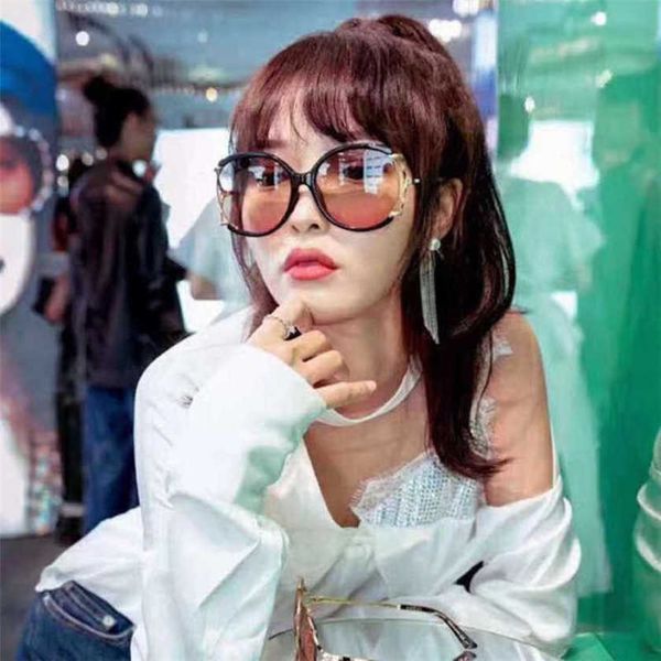 

40% off luxury designer new men's and women's sunglasses 20% off g's fashion large frame havana gg0594sa, White;black