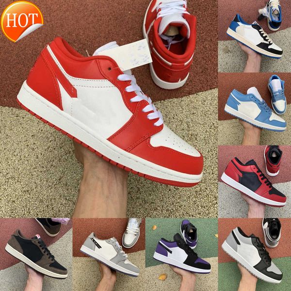 

og retro 2021 low 1 unc royal toe basketball shoes gym red 1s chicago men women black toe pine green shattered backboard mens trainer sports