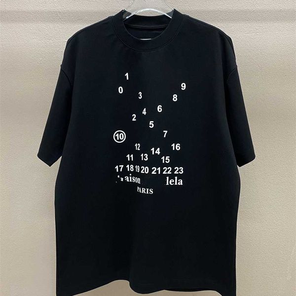 

80% off factory outlet online correct version high numeric alphabet print casual loose short sleeve t-shirt couple runs, White;black