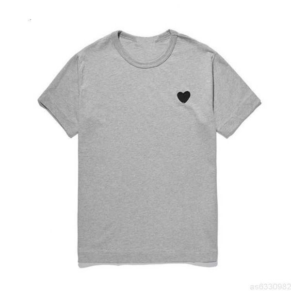 

play mens t shirt designer cdg embroidery red heart commes des shirt casual women shirts badge quanlity tshirts cotton short sleeve summer h, White;black