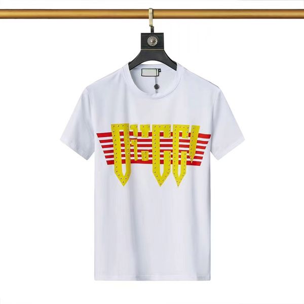 

new mens womens designer t shirt printed fashion man t-shirt cotton casual tees short sleeve luxury hip hop streetwear tshirts, White;black