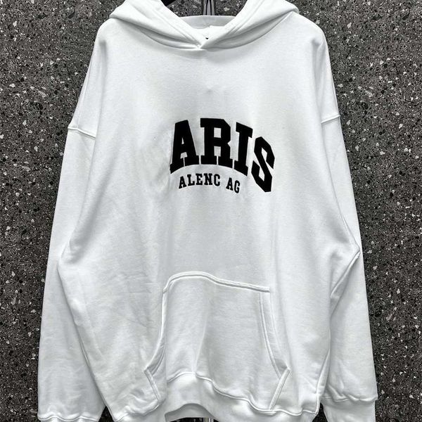 

80% off factory outlet online high version family fleece hoodie custom woven dyed thick soft and comfortable os drop shoulder loose fit unis, Black