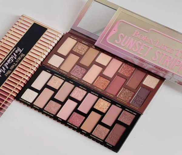 

16 color eyeshadow palette cosmetics born this waylike this natural nude eye shadow high pigmented pressed powder waterproof shim6159818