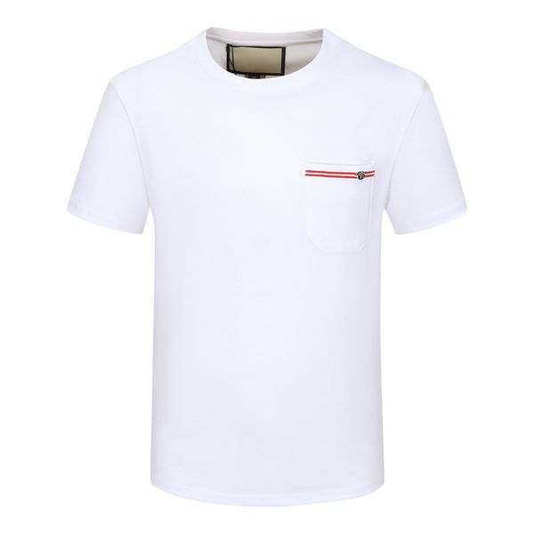 

men's t-shirt t shirt slim fit short sleeve cotton breathable tee r luxury letters print shirts 2023 spring summer high street casual m, White;black