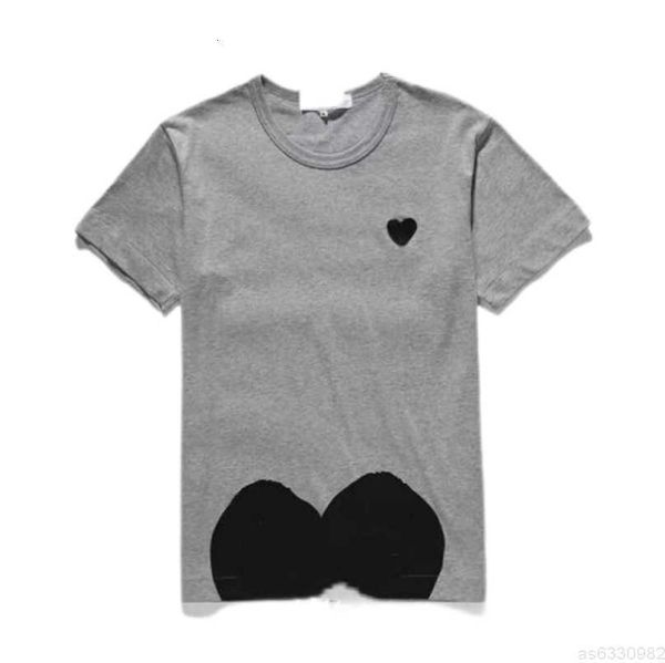 

fashion brand mens play t shirt designer hearts casual womens des badge garcons pure cotton t-shirt w21ybve, White;black