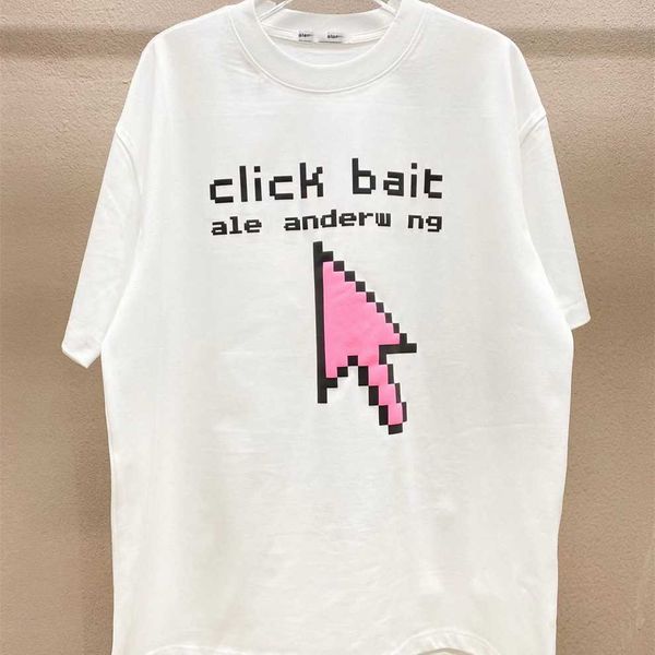 

80% off factory outlet online correct version high arrow letter foam print wash old loose couple short sleeve t-shirt, White;black