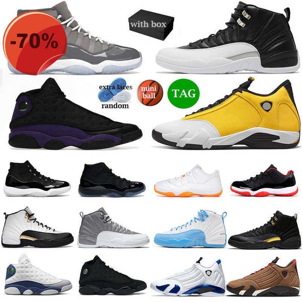

12 11 13 14 with box basketball shoes men jumpman 11s cool grey bred concord 12s playoffs royalty taxi 13s court purple french blue 14s ligh