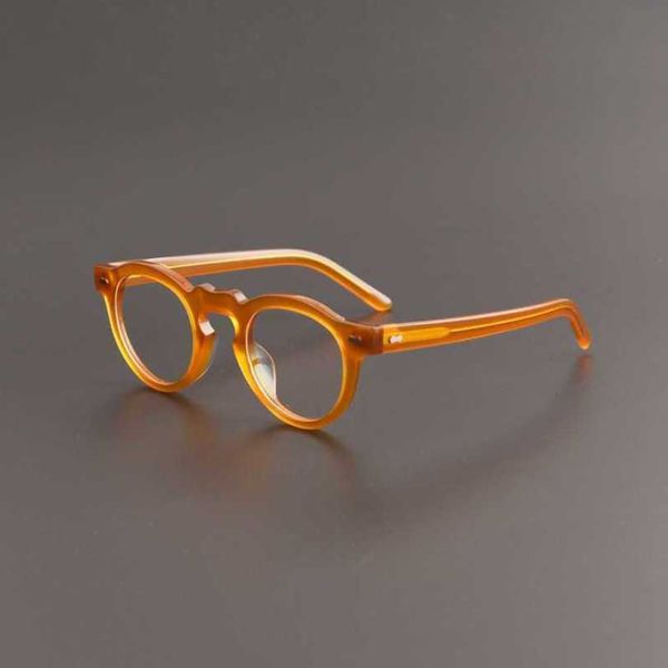 

men's luxury designer women's sunglasses plate eyeglass frame handmade same style men women artistic myopia can the number of pers, White;black