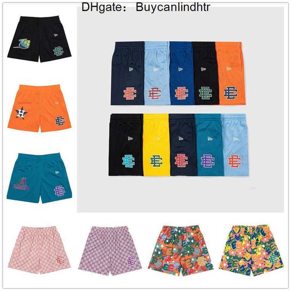 

summer mens fashion brand ee basic shorts eric emanuel casual mesh short newyork city skyline designers gym running fitness beach loose u8ti, White;black