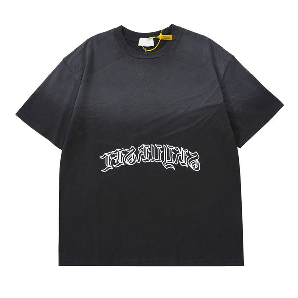 

23ss spring summer germany tattoo sanskrit tee broken hole t shirt short sleeve women mens fashion tshirts, Black;brown