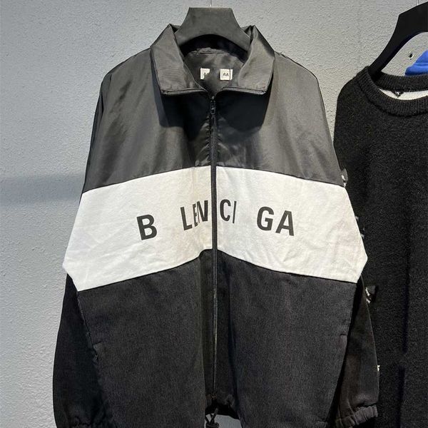 

80% off factory outlet online correct version early spring new fashion home panel denim drop shoulder loose fit bomber jacket, Black;brown