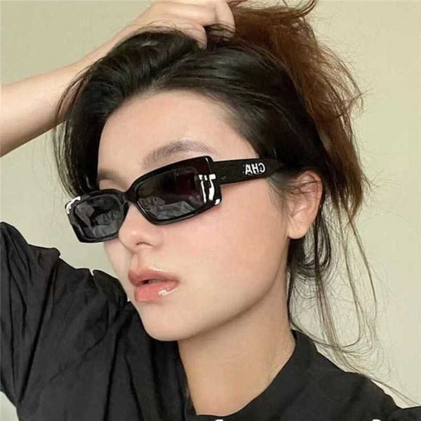 

20% off luxury designer new men's and women's sunglasses 20% off xiaoxiangjia xiaoxiangfeng net red the same box letter lens ch714, White;black