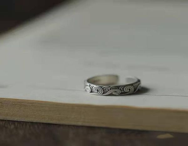 

luxury designer ring fashion mesh ring craft classic style suitable for anniversary gift party simple very nice1072236, Silver