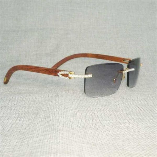 

20% off luxury designer new men's and women's sunglasses 20% off trend strass natural wood random men wood square retro stone shad, White;black