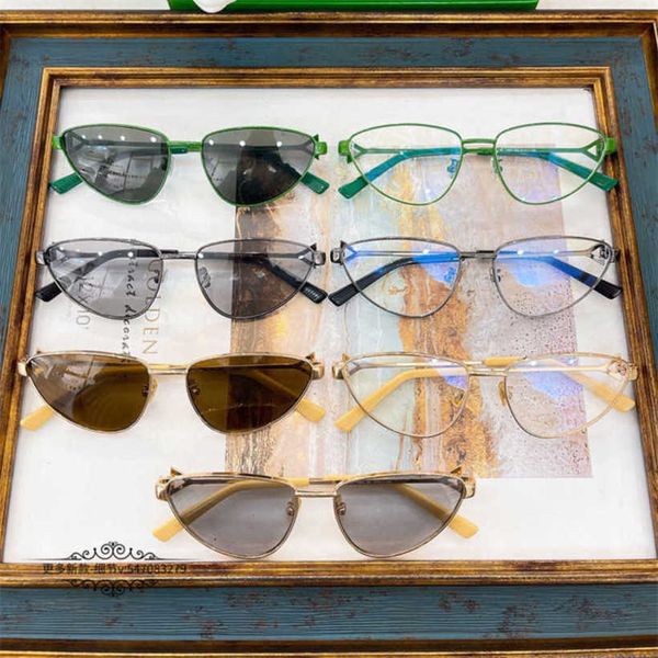 

20% off luxury designer new men's and women's sunglasses 20% off 23 ins net red same cat eye glasses frame female personality fash, White;black
