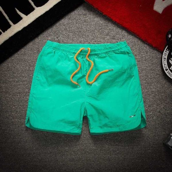 

men's shorts summer thin 3/4 quick dry pants men's beach casual shorts couple simple solid sports men's 3/4 pants fashion, White;black