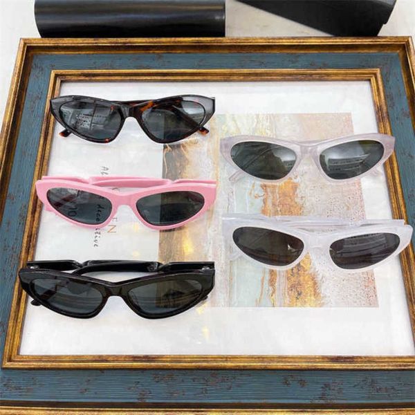 

40% off luxury designer new men's and women's sunglasses 20% off paris brand biber cat eye wind ins same bb0207, White;black