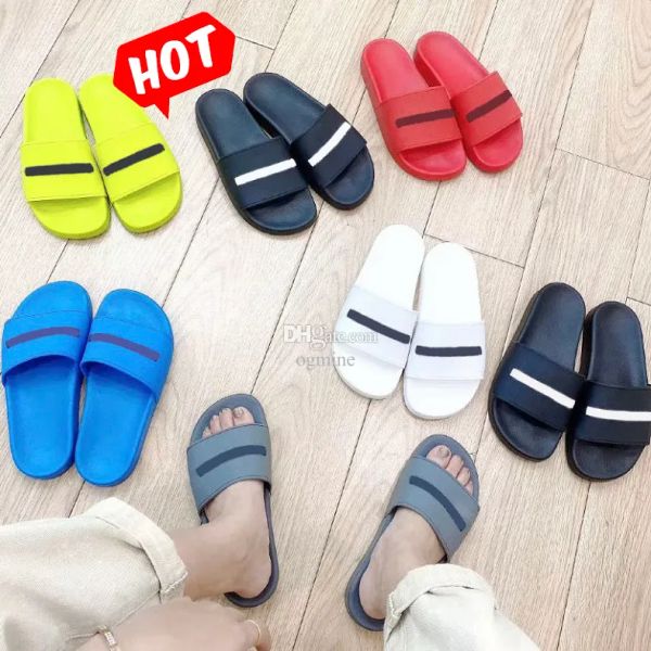 

balencigas balencaigaity 2023 slippers mens womens slider slides sandals rubber designer flat sole slipper paris piscine p, Black