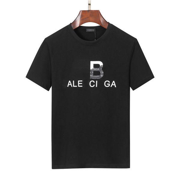

men's t-shirt t shirt slim fit short sleeve cotton breathable tee r luxury letters print shirts 2023 spring summer high street casual m, White;black