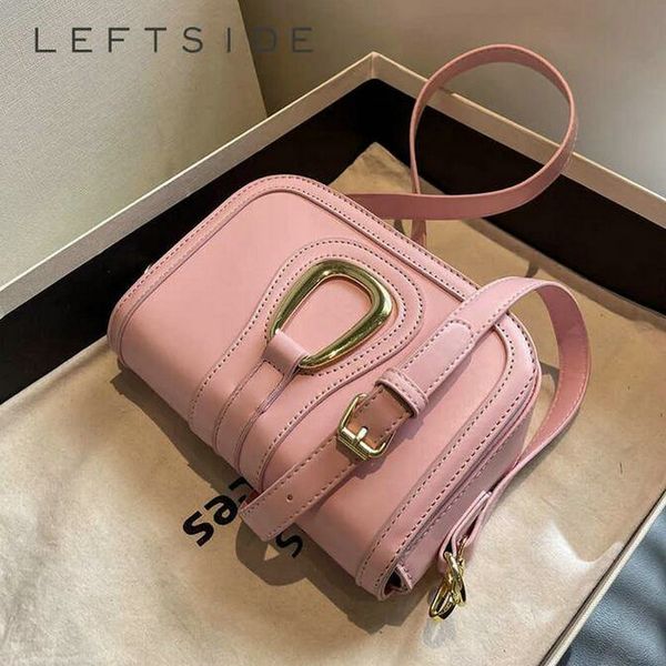 

mini pink flap bags women 2023 spring designer fashion retro trend leather crossbody bag female purple handbags and purses