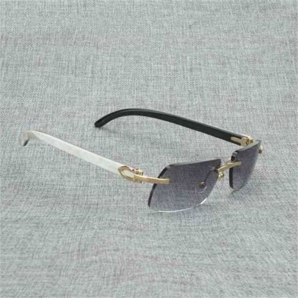 

women's fashion designer sunglasses vintage square wood men natural buffalo horn glasses for outdoor rimless style small lens shades wh, White;black