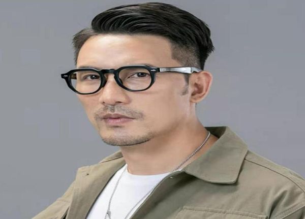 

fashion sunglasses frames jacques myopia frame traditional rivet technology contrast design optical mirror customized color change6970598, Black