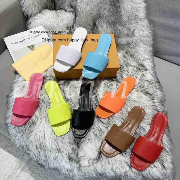 

revival airdunk flat mules slipper men women slides sandals designer shoes black pink orange blue waterfront brown white leather qquv#
