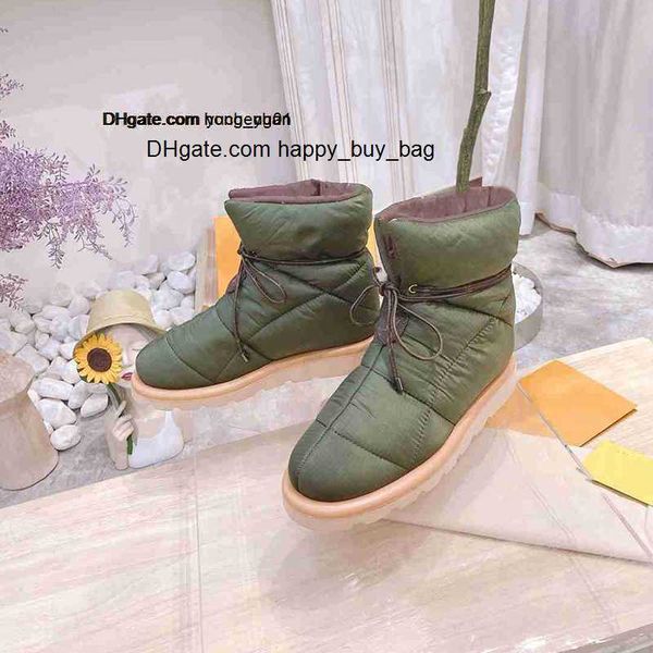 

snow women winter boots warm light comfortable lace up non-slip female short booties lady space shoes with box, Black