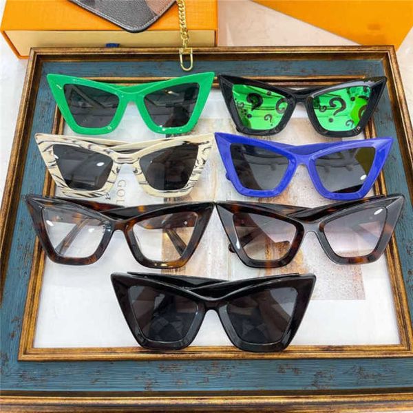 

40% off luxury designer new men's and women's sunglasses 20% off catwalk style fashionable cat's eye female wade's same, White;black